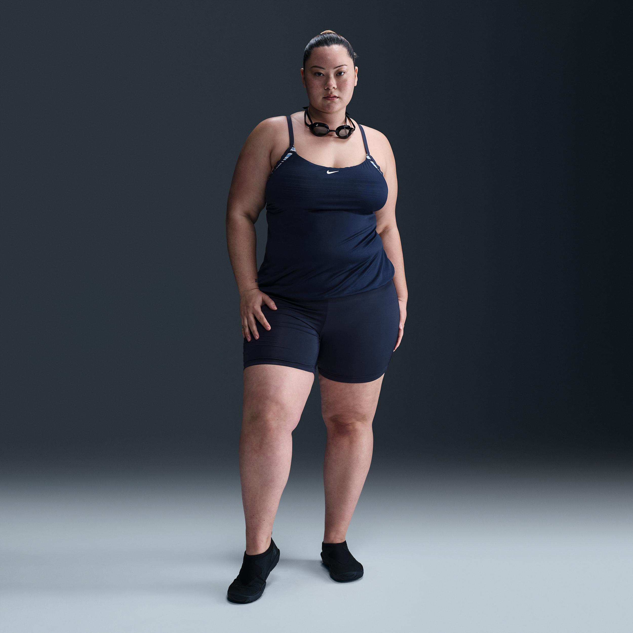 Nike Womens Swim Layered Tank Topini (Extended Sizing) | NESSF341-440 Product Image