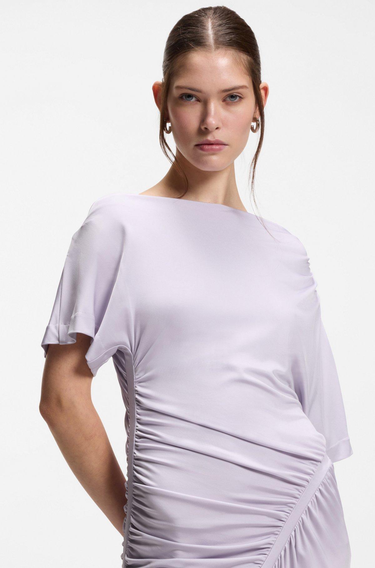 Gathered-detail dress in a slim fit Product Image