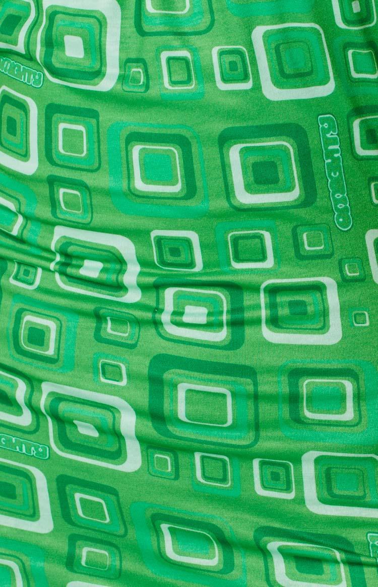 OMIGHTY Cubby Halter Dress Green Product Image