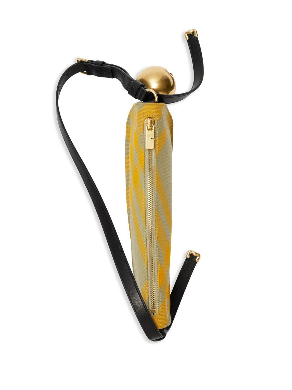 Sling Shield check-pattern shoulder bag  Product Image