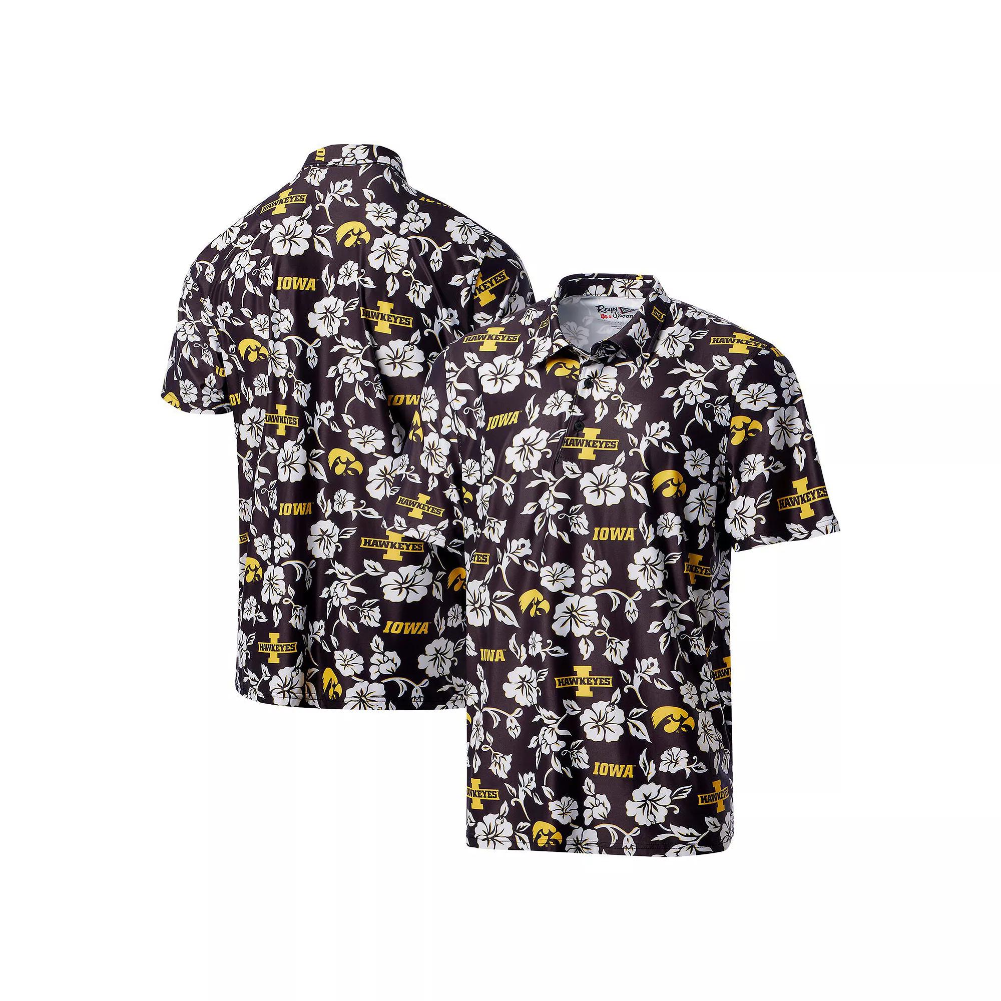 Mens Reyn Spooner Iowa Hawkeyes Performance Polo Product Image