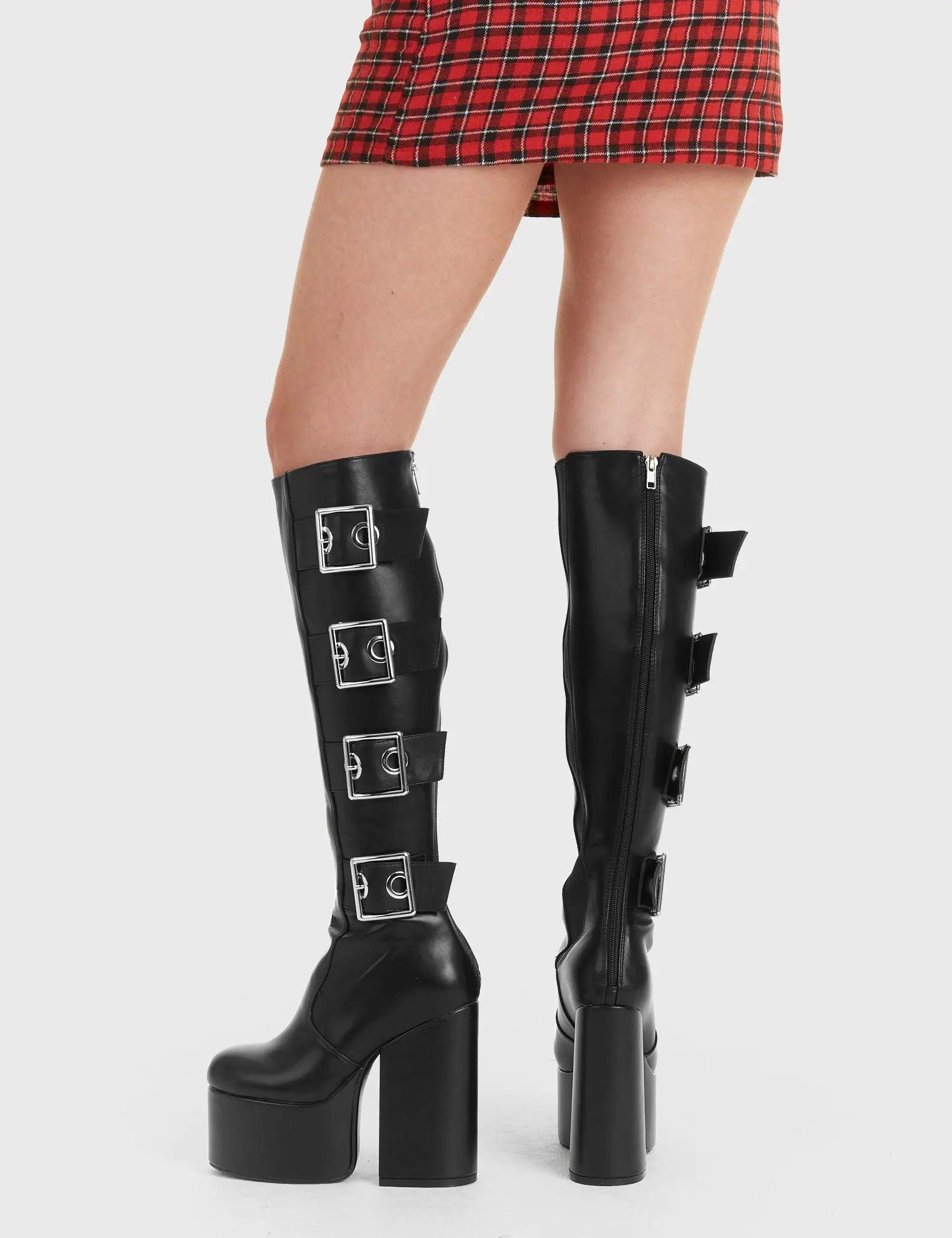 FYP Platform Knee High Boots Product Image