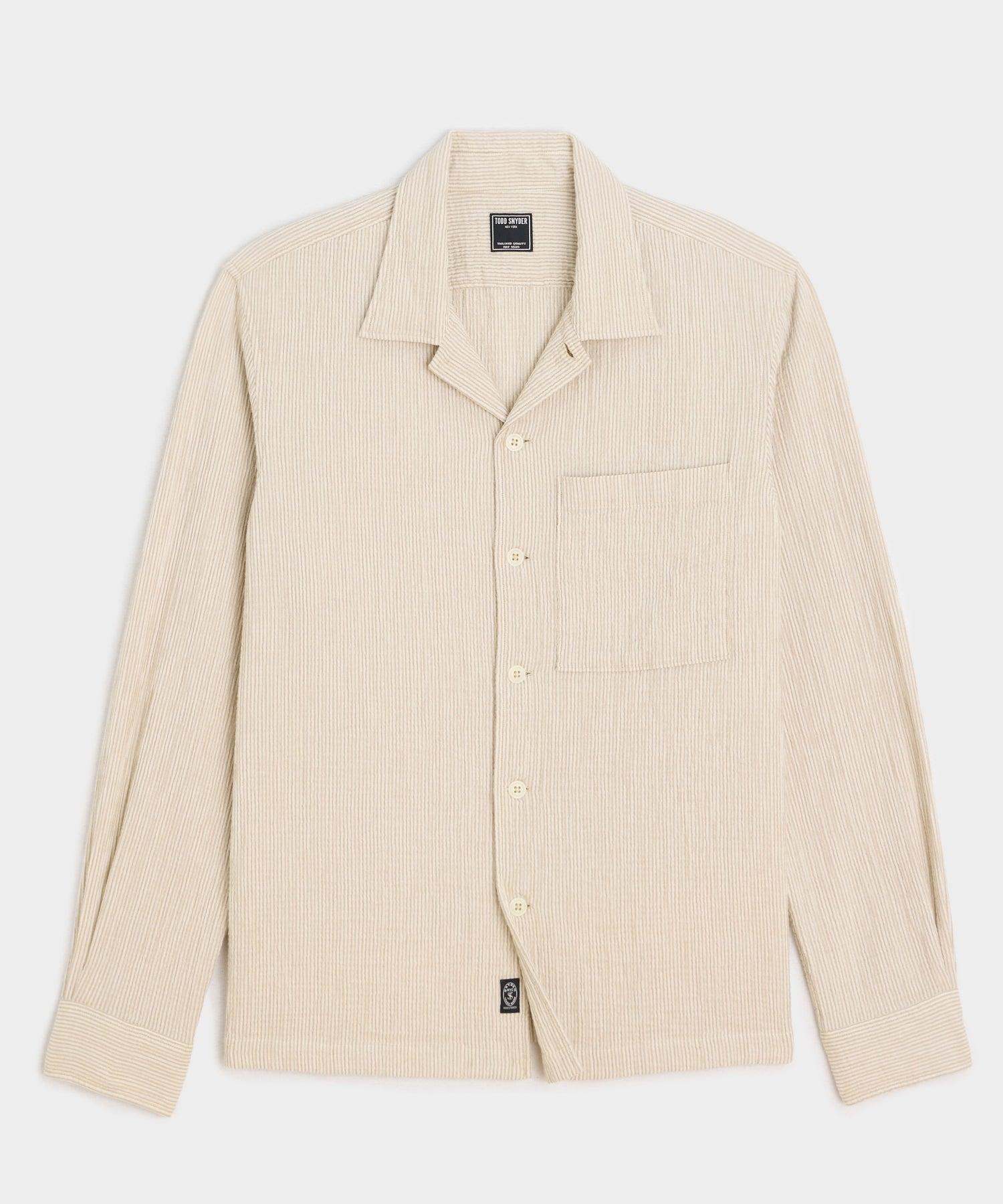 Cotton Double Cloth Gauze Overshirt Product Image