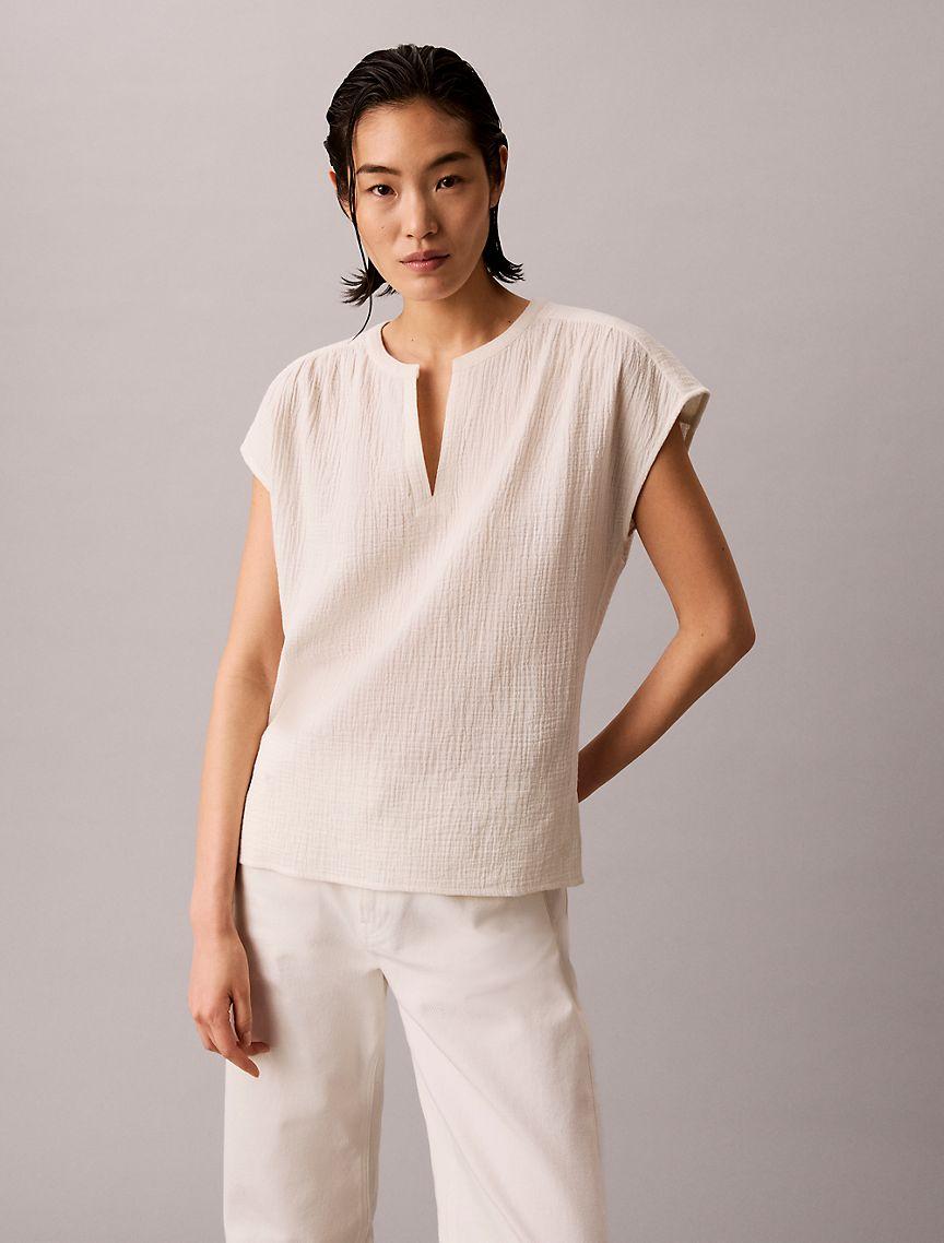 Double Gauze Relaxed T-Shirt Product Image
