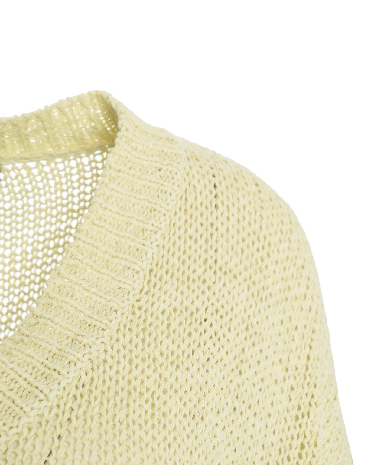 Knit sweater with V-neck Product Image
