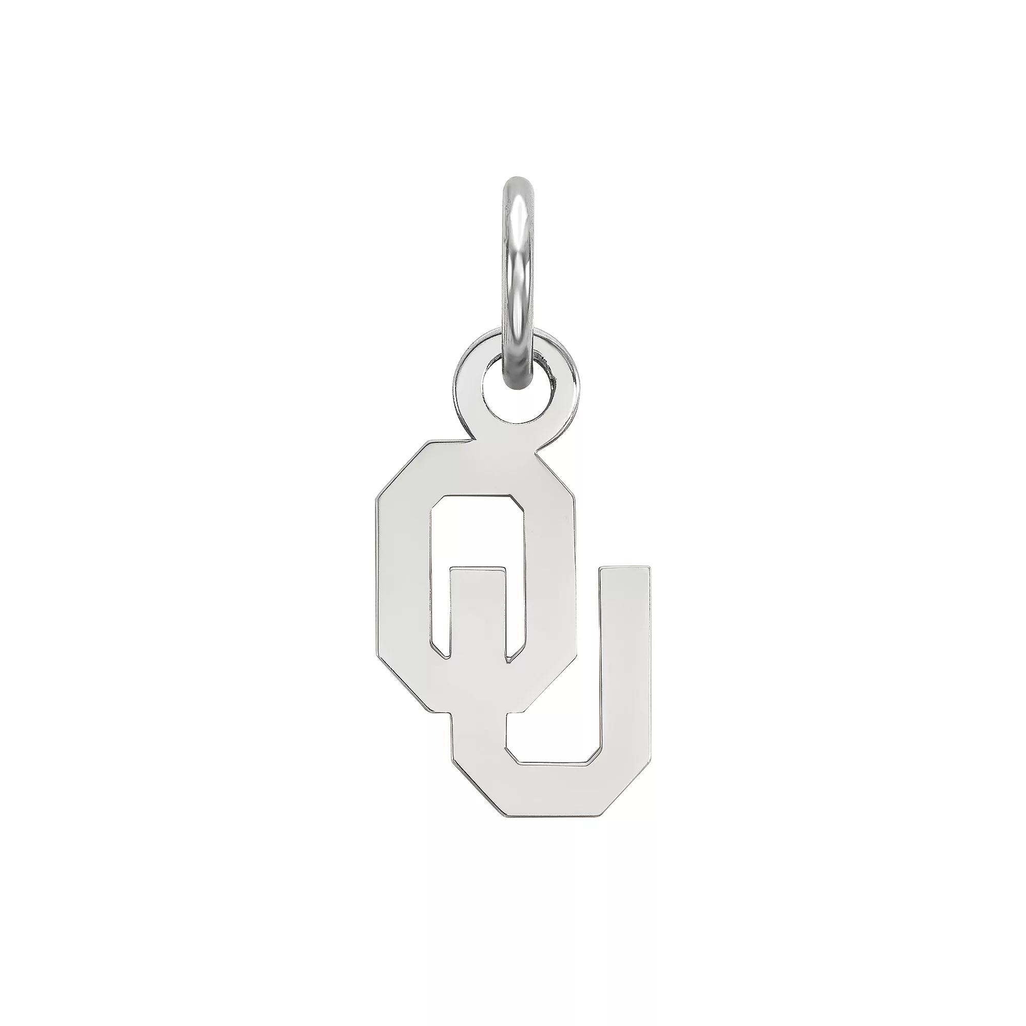 LogoArt 14K White Gold Oklahoma Sooners Pendant, Women's,  Product Image