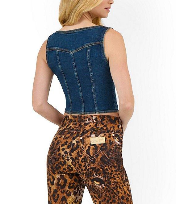 Wrangler® x Lainey Wilson Pony Up Bustier Denim Top Product Image