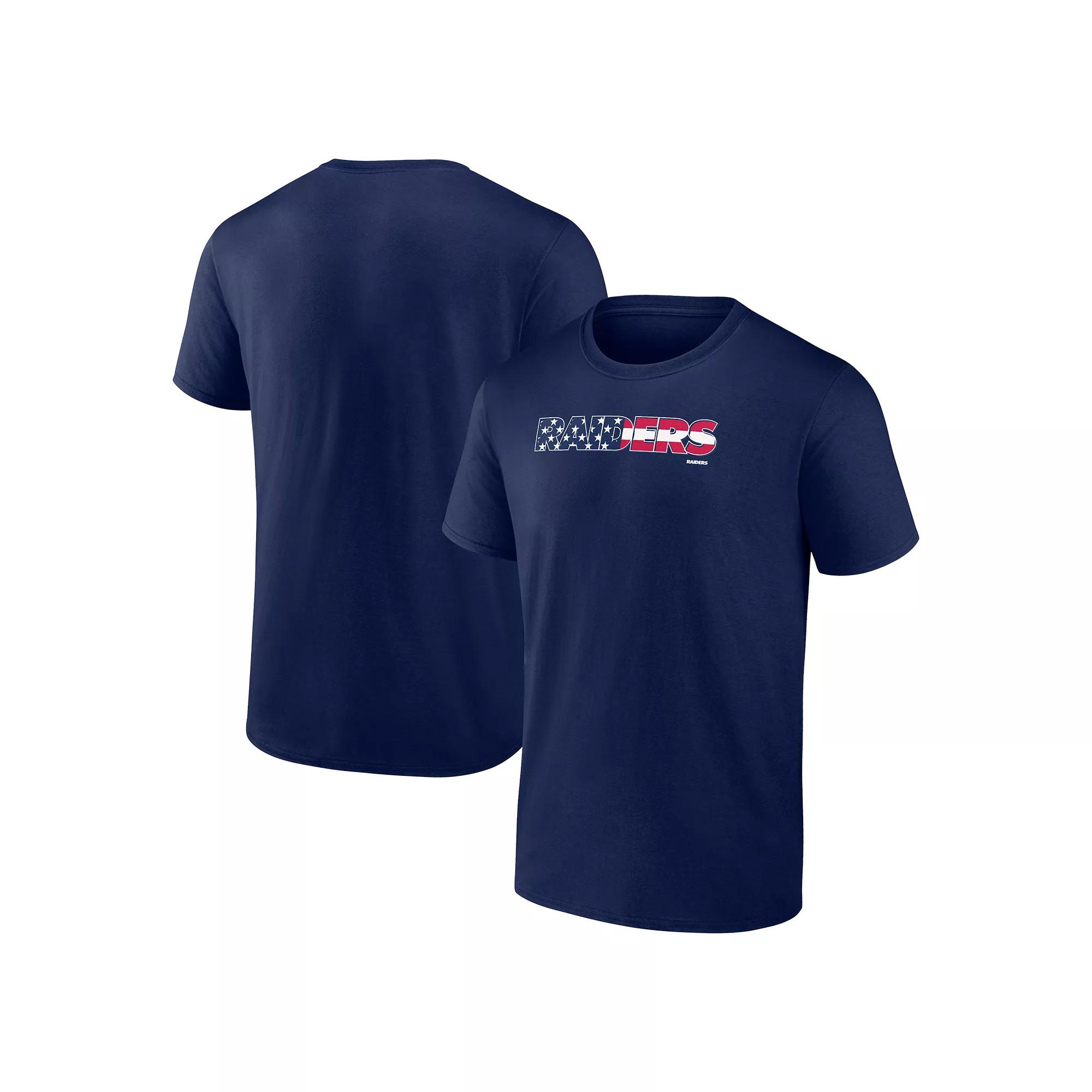 Men's Navy Las Vegas Raiders Americana T-Shirt,  Product Image