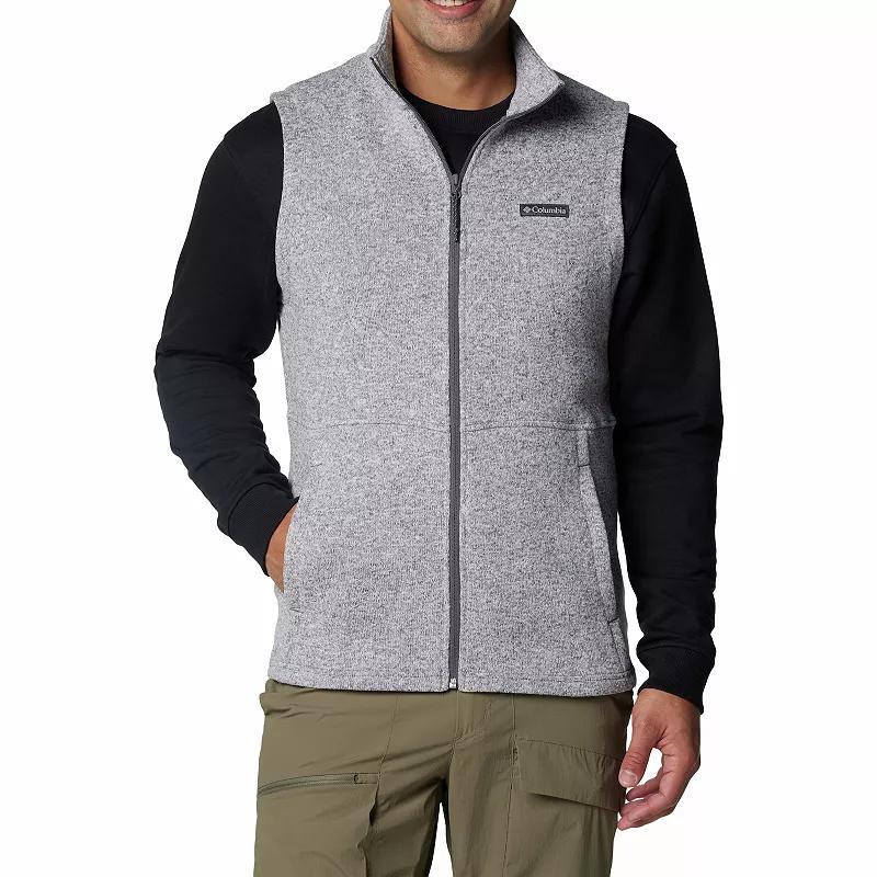 Men's Columbia Alto Pass™ Zip-Up Fleece Vest, Size: Large, Black Product Image