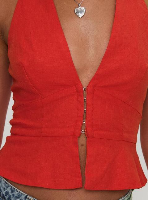 Pleasing Top Red Product Image