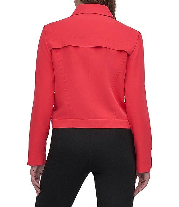 DKNY by Donna Karan Long Sleeve Grommet Jacket Product Image