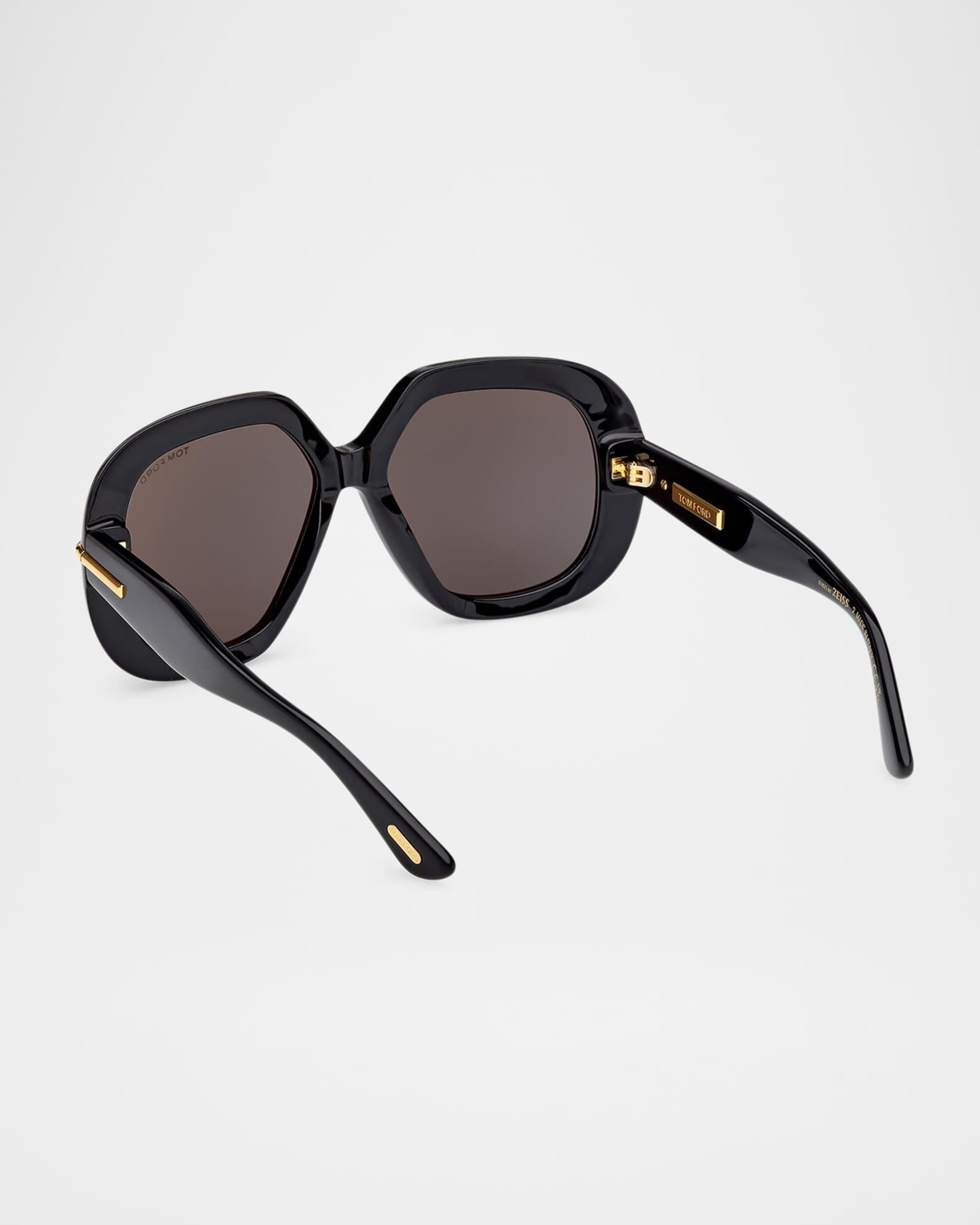 Icon Acetate Geometric Sunglasses Product Image