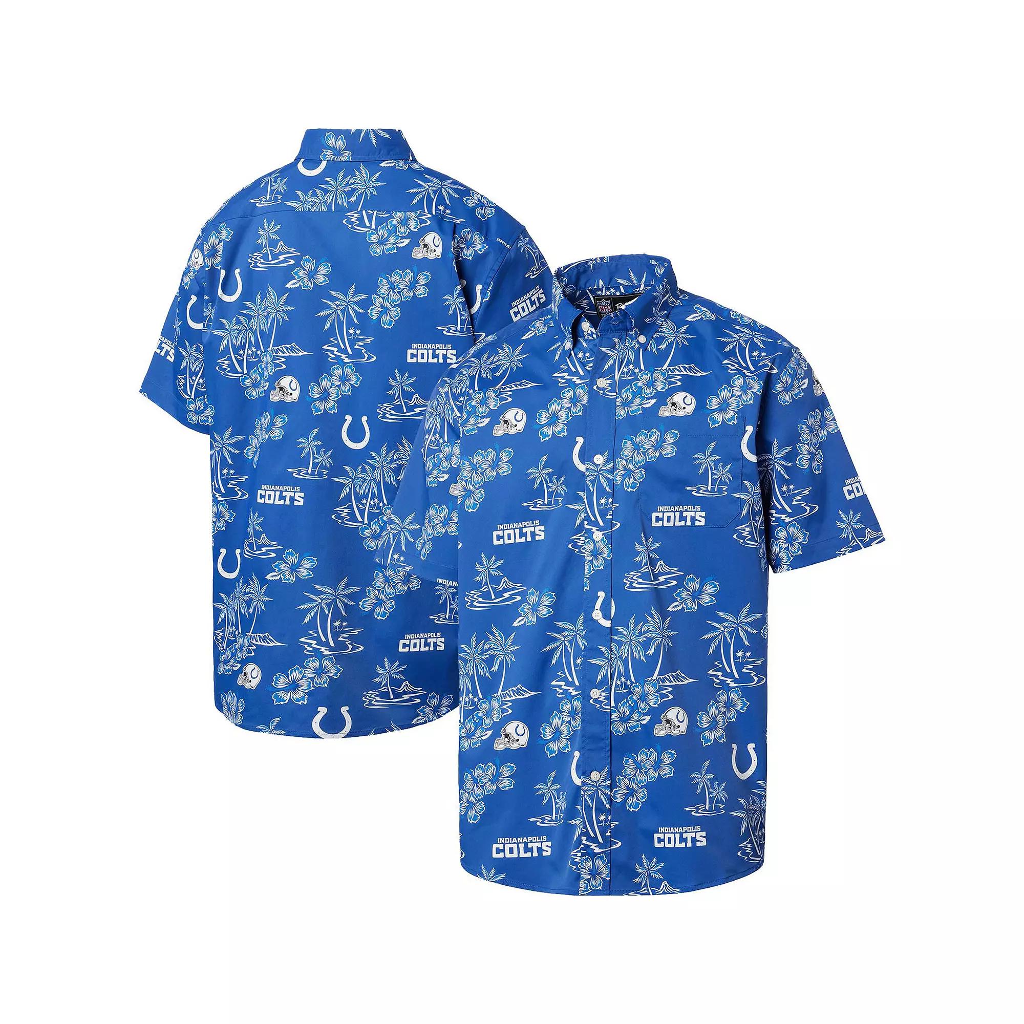 Men's Reyn Spooner Royal Indianapolis Colts Kekai Button-Up Shirt,  Product Image