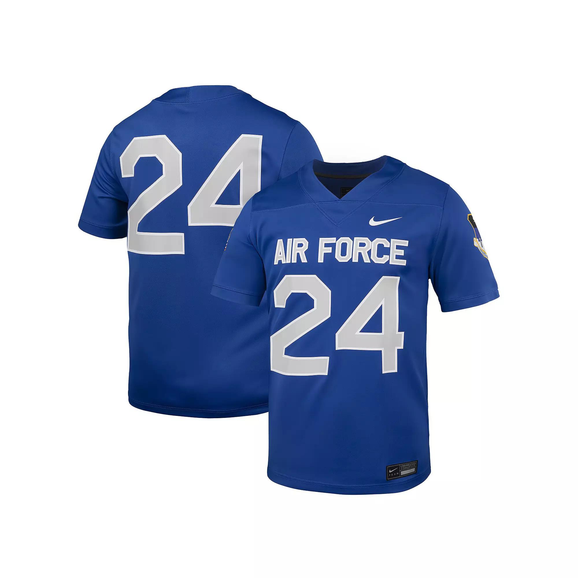 Men's Nike #24 Royal Air Force Falcons Untouchable Football Jersey, Size: Medium, Afa Blue Product Image