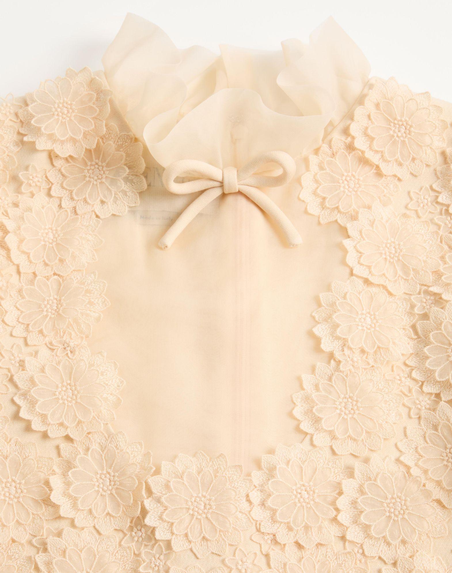 Embroidered Crepe Couture Short Dress Product Image