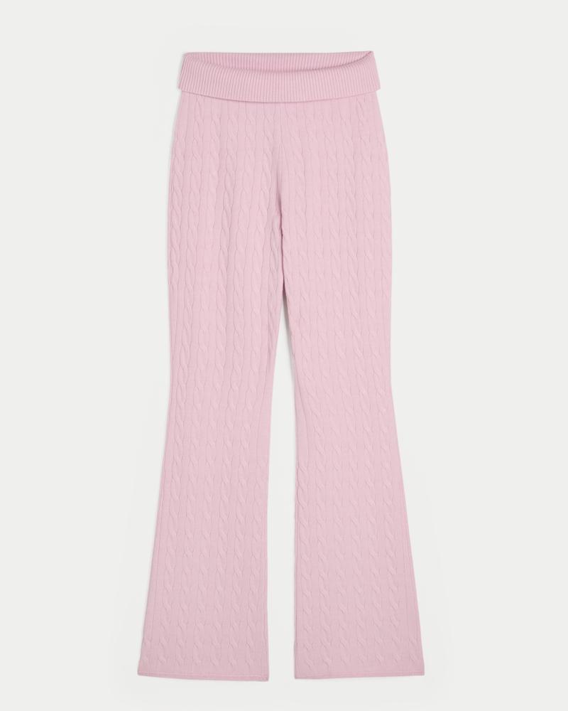 Gilly Hicks Sweater-Knit Foldover Boot Pants Product Image