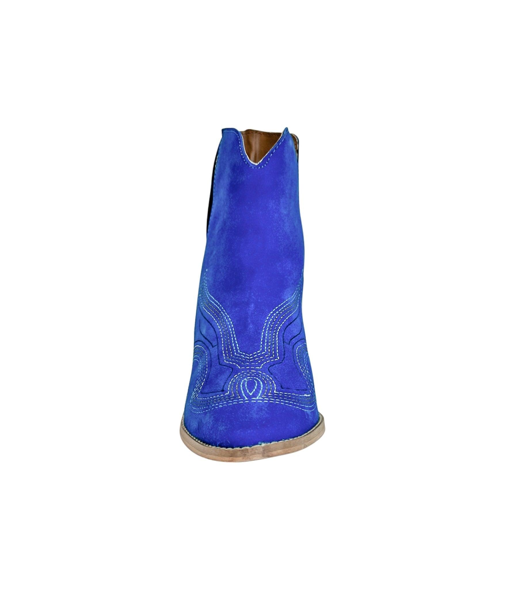 Journee Ankle Boots in Magenta (Online Exclusive) Product Image