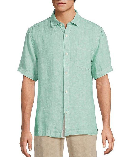 Tommy Bahama Linen Paradise Breezer Short Sleeve Woven Shirt Product Image