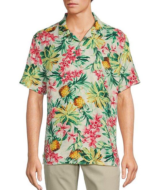 Tommy Bahama Veracruz Cay Orchid Oasis Short Sleeve Woven Shirt Product Image