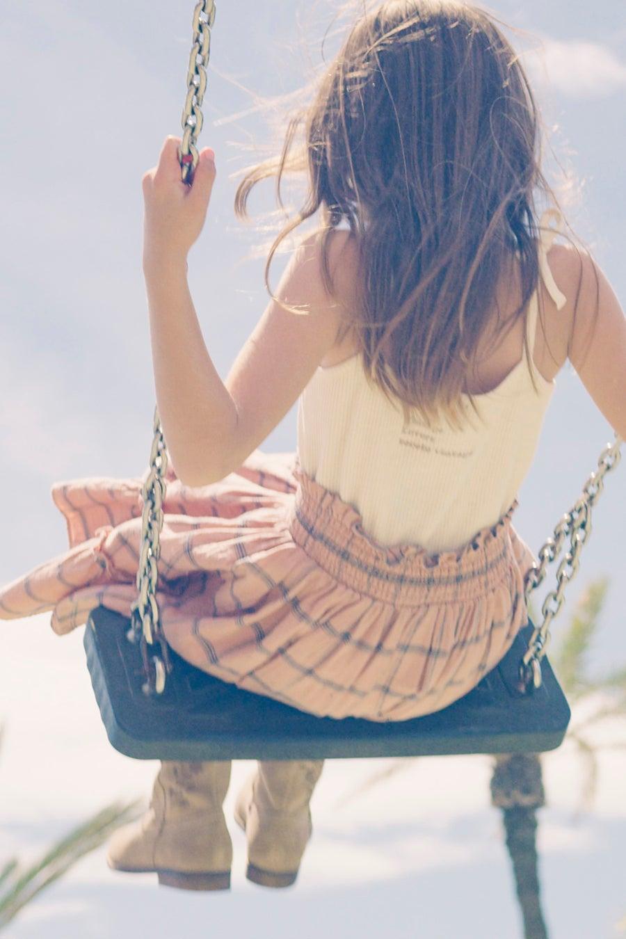 Tocoto Vintage Checkered Skirt Product Image