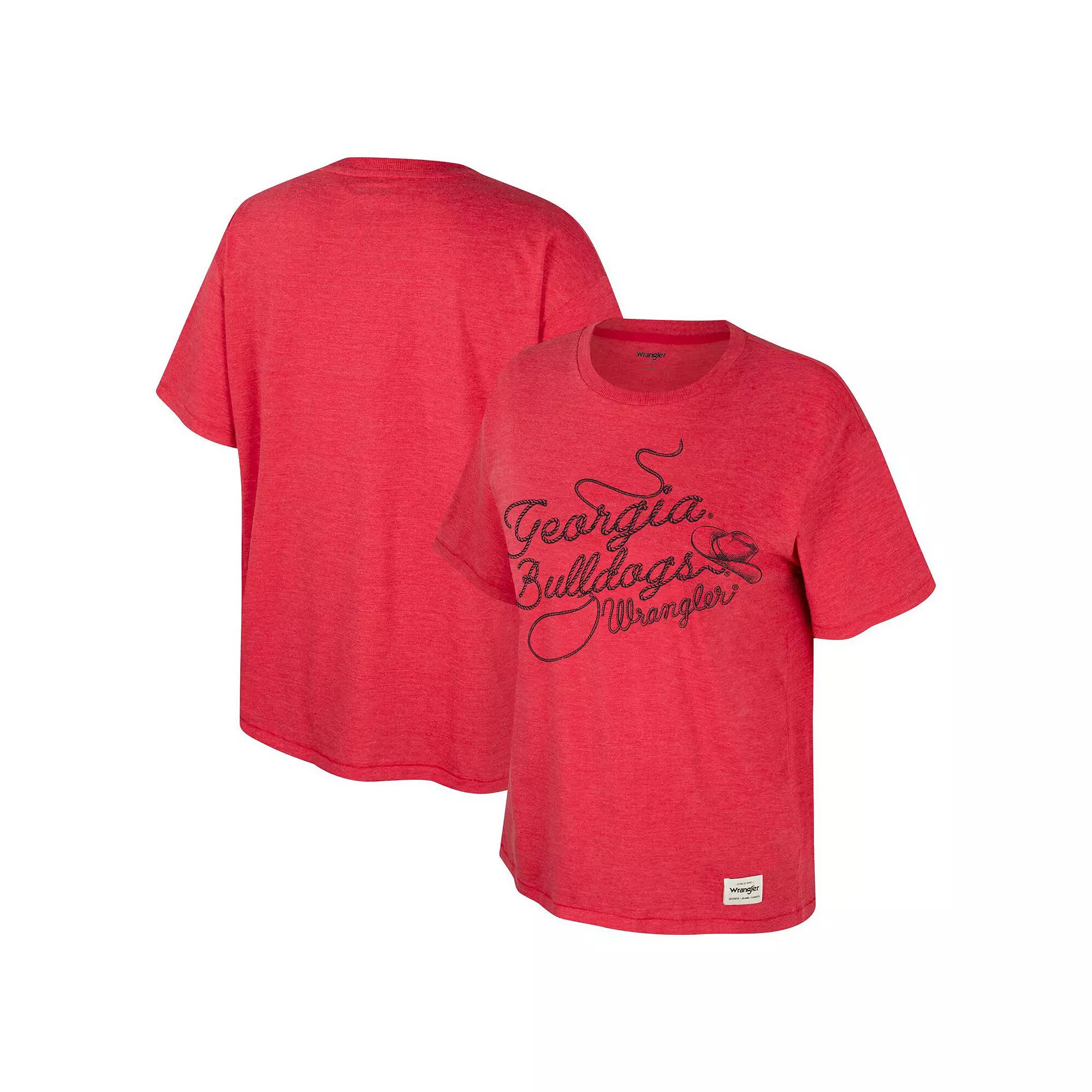 Womens Colosseum x Wrangler Georgia Bulldogs Lasso Oversized T-Shirt Product Image