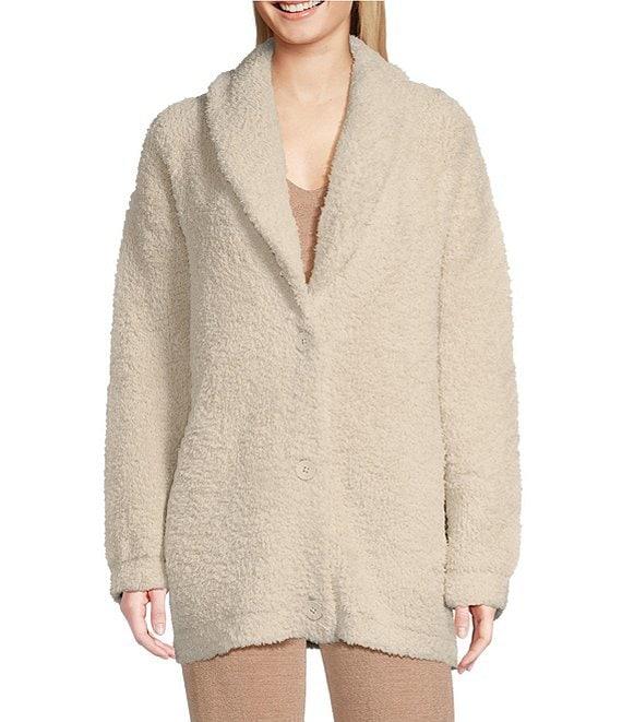 Barefoot Dreams CozyChic® Shearling Buttoned Jacket Product Image