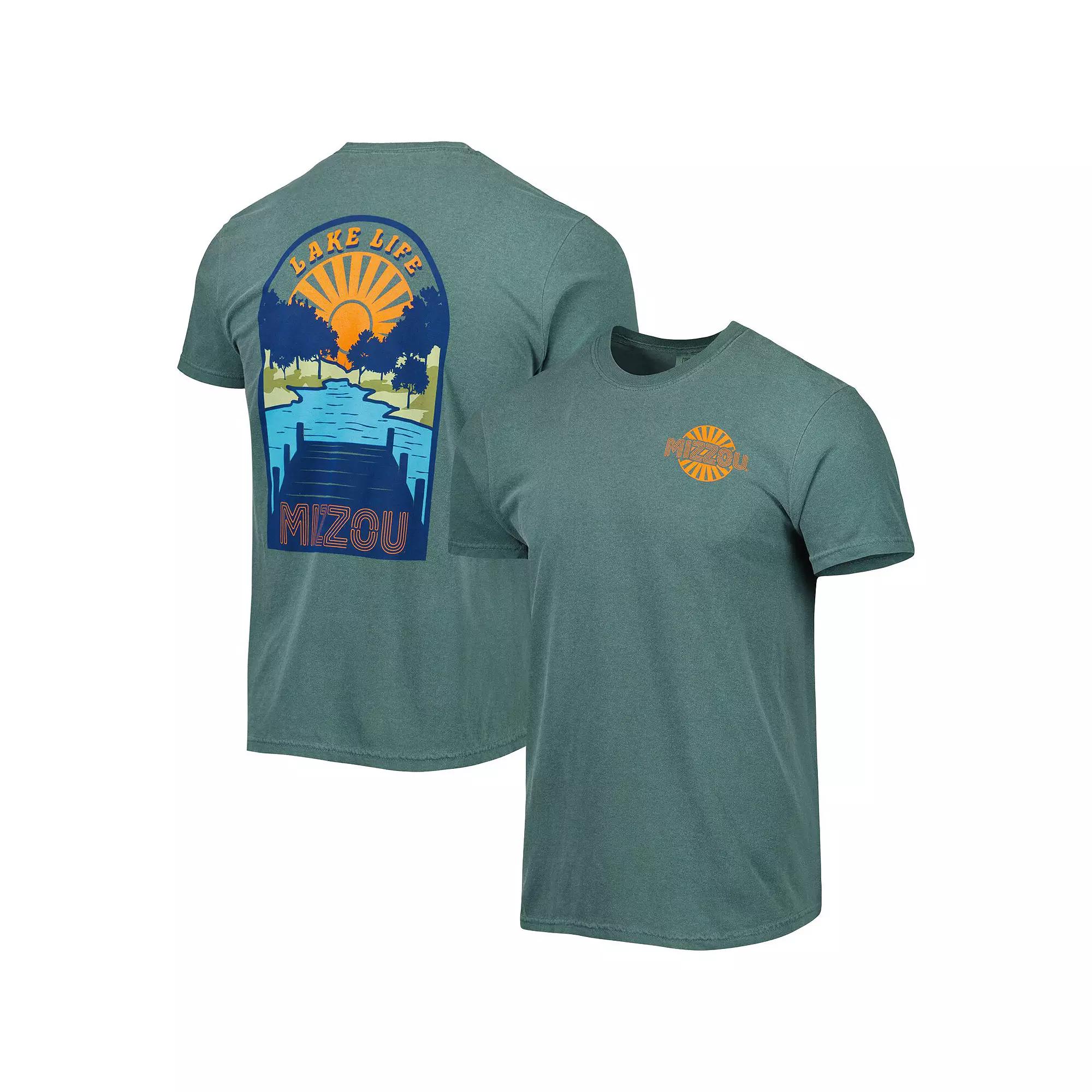 Men's Green Missouri Tigers Lake Life Comfort Color T-Shirt,  Product Image