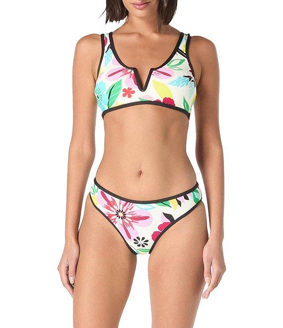 kate spade new york Safari Floral High Cut Classic Swim Bottom Product Image