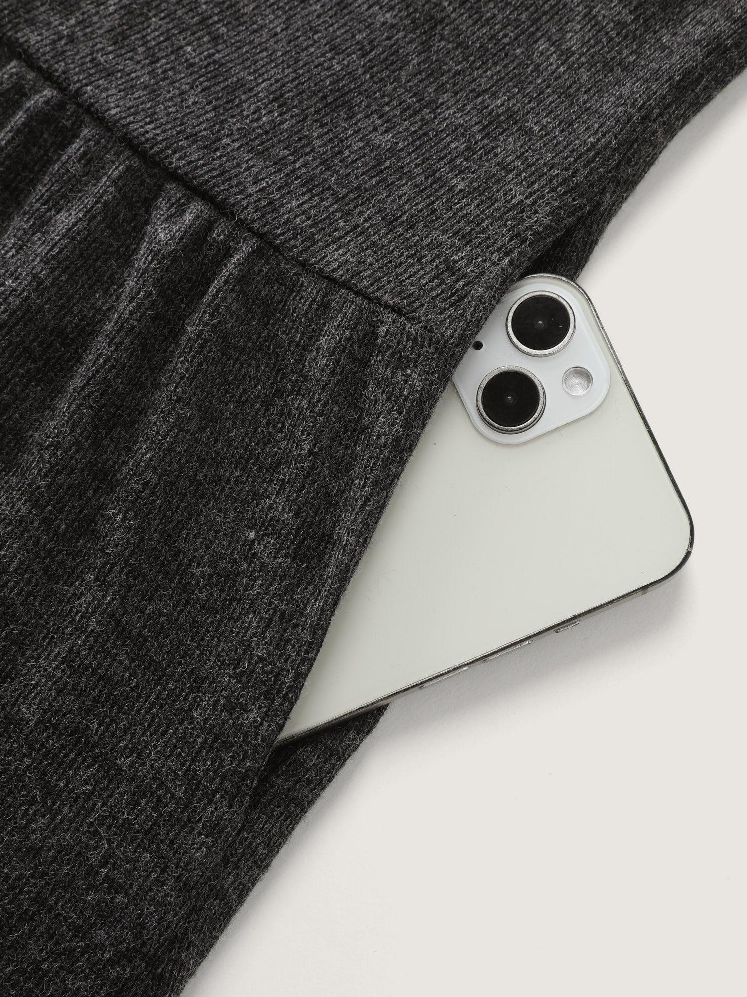 Textured Ruffled Hem Button Blouse Female Product Image