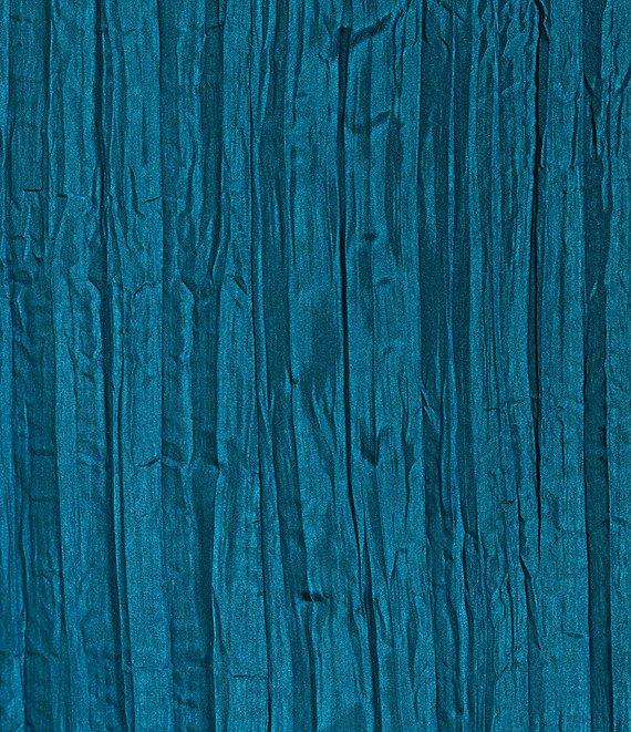 Eileen Fisher Crushed Silk V-Neck Sleeveless Midi Dress Product Image