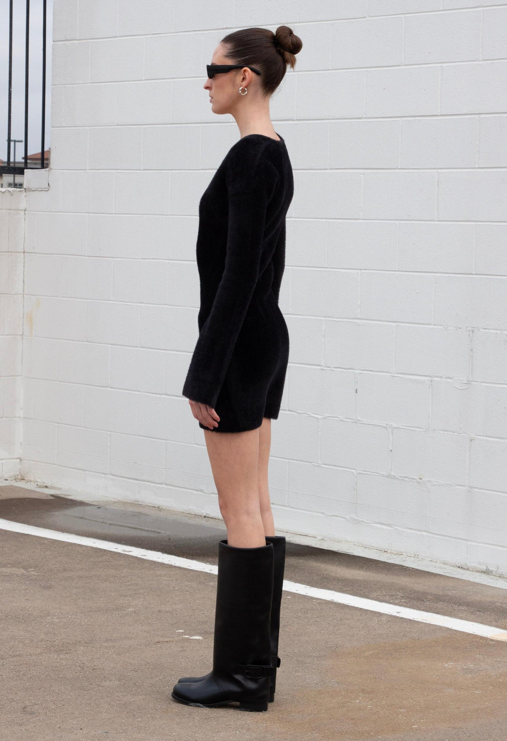 Pop Dress in Black Product Image