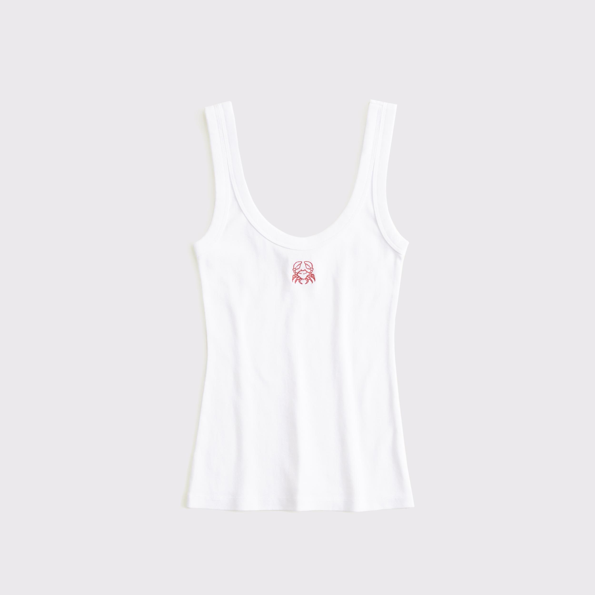 Crab Graphic Scoopneck Tank Product Image