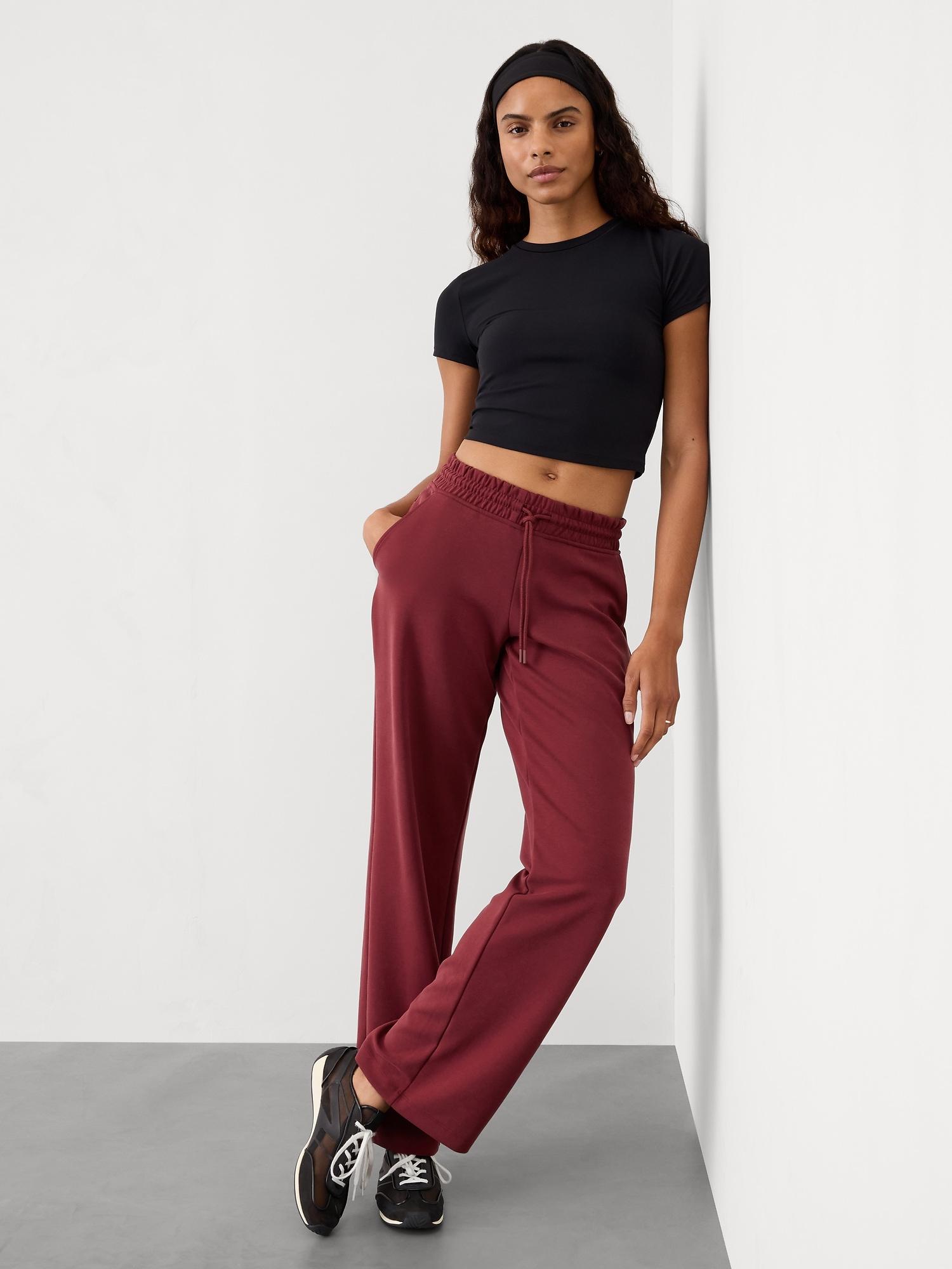 Seasoft Mid Rise Straight Pant Product Image