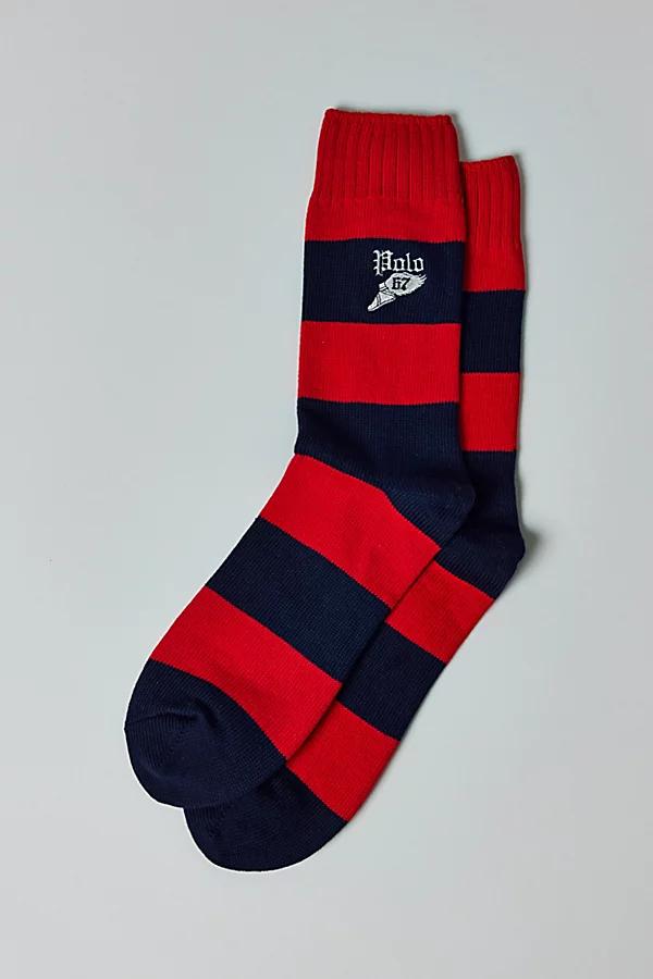 Polo Ralph Lauren Rugby Stripe Crew Sock Mens at Urban Outfitters Product Image