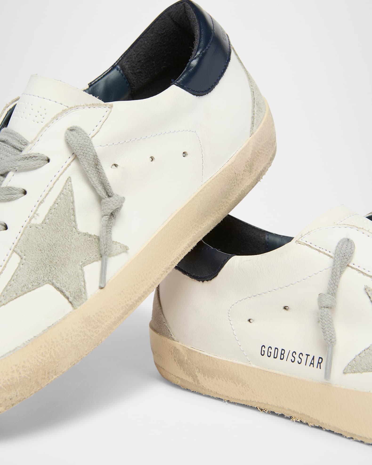 Men's Super-Star Leather Low-Top Sneakers Product Image