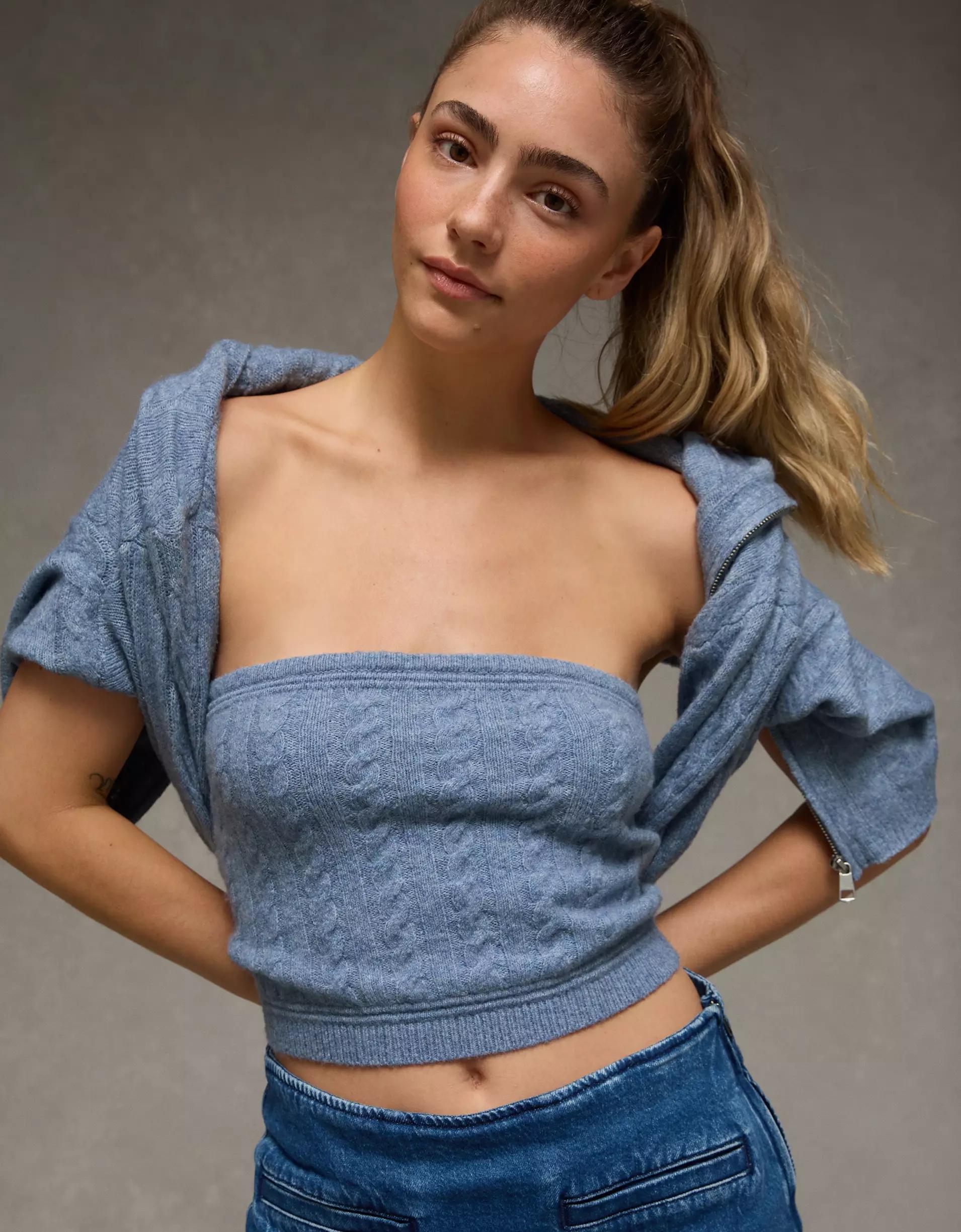 AE Whoa So Soft Tube Sweater Product Image