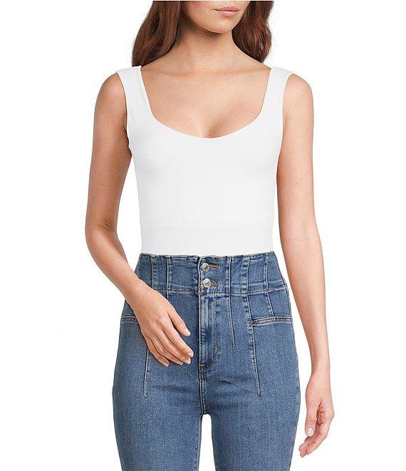 Free People Clean Lines Scoop Neck Sleeveless Bodysuit Product Image
