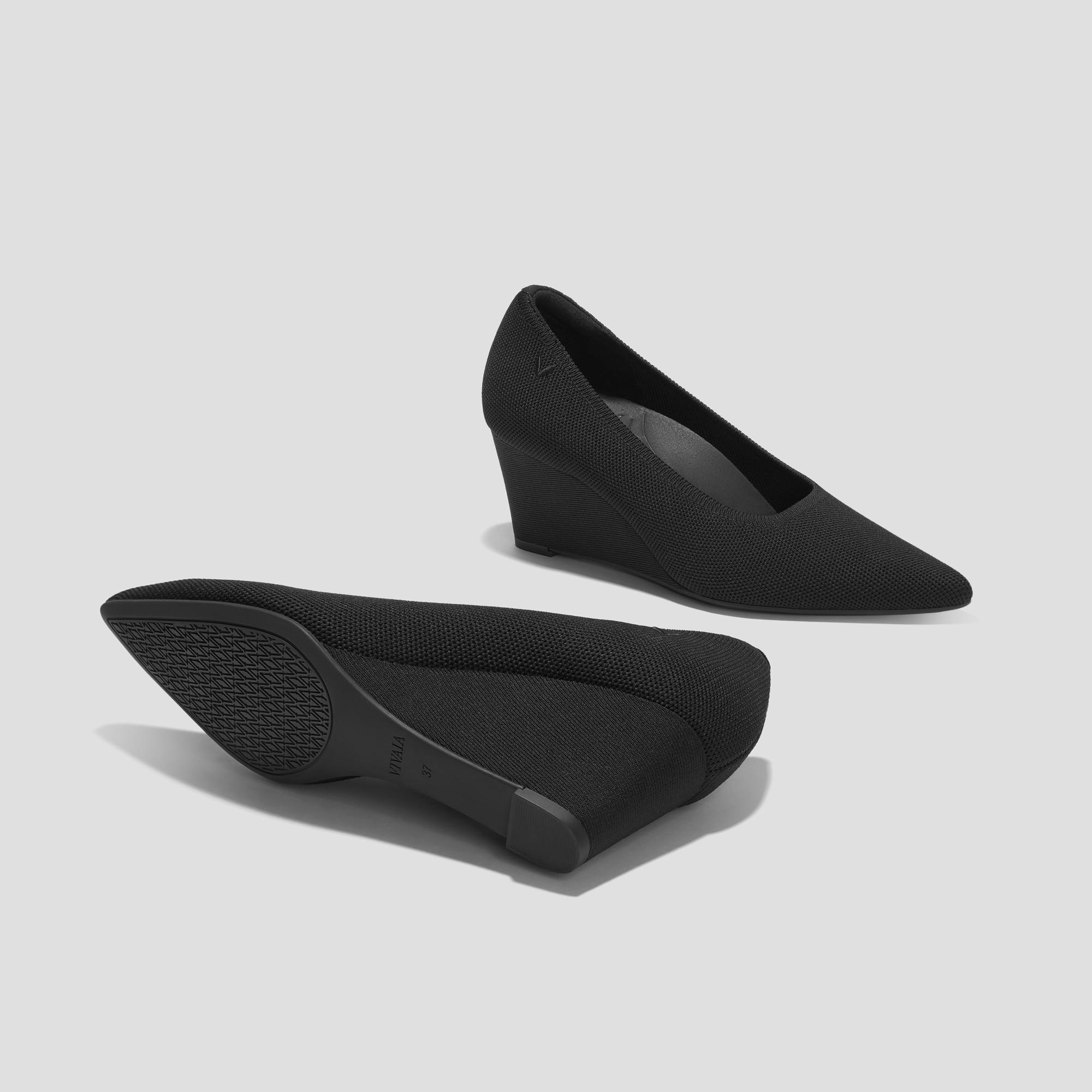 Pointed-Toe Stress FREE Wedge Heels (Deborah) Product Image