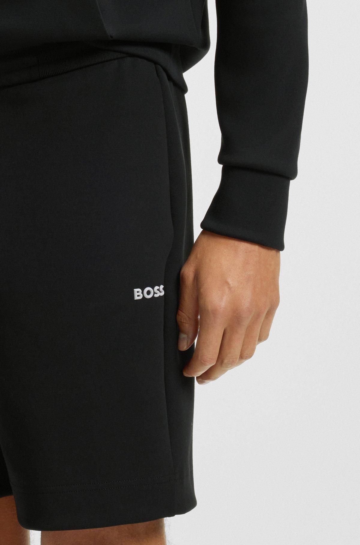 BOSS -  shorts with stripe details - Black Product Image