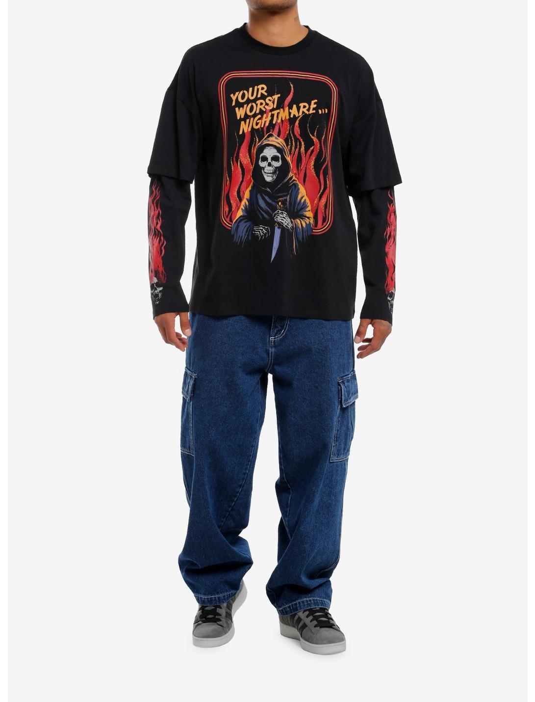 Grim Reaper Worst Nightmare Twofer Long-Sleeve T-Shirt Product Image