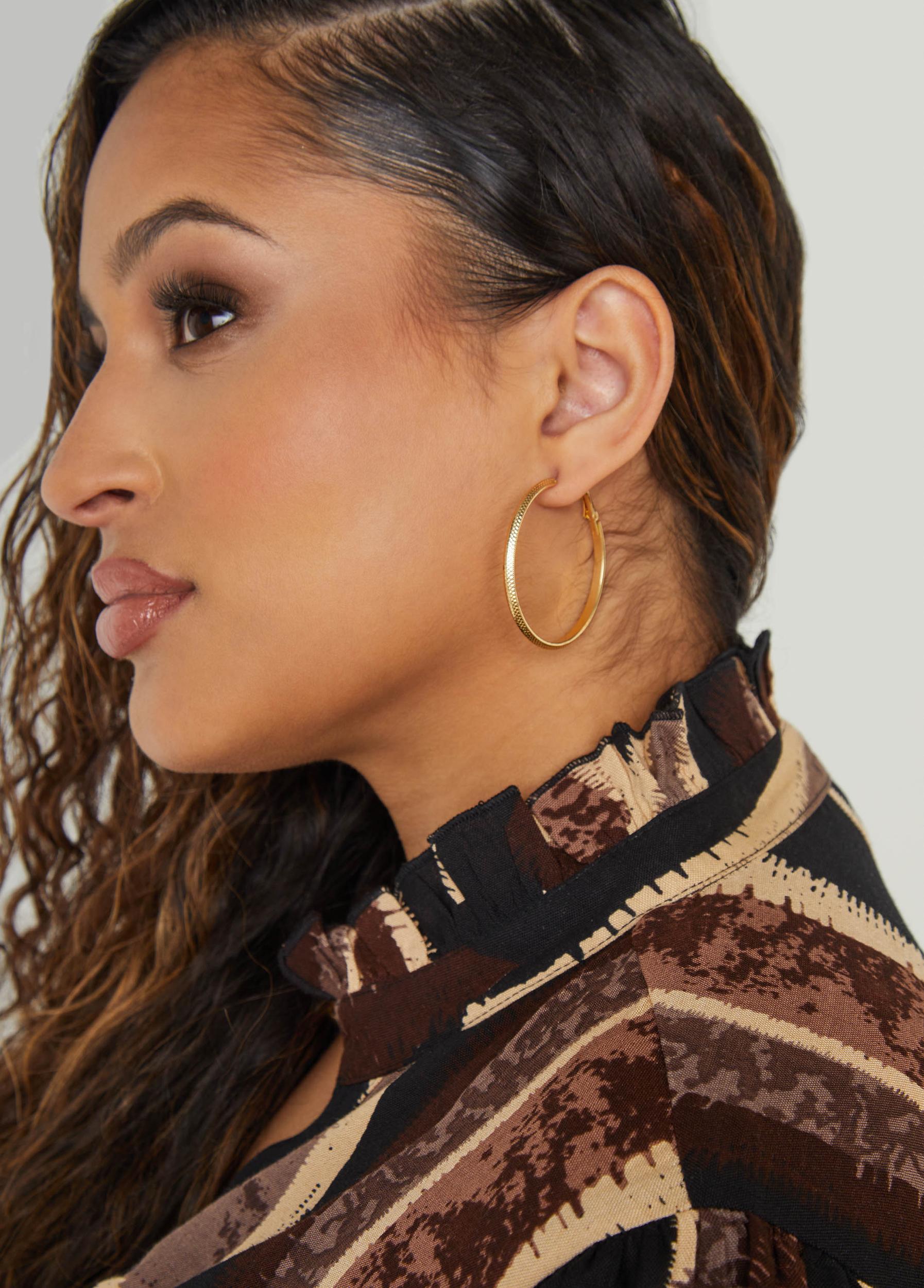 Ruffled Printed Shirtdress Product Image