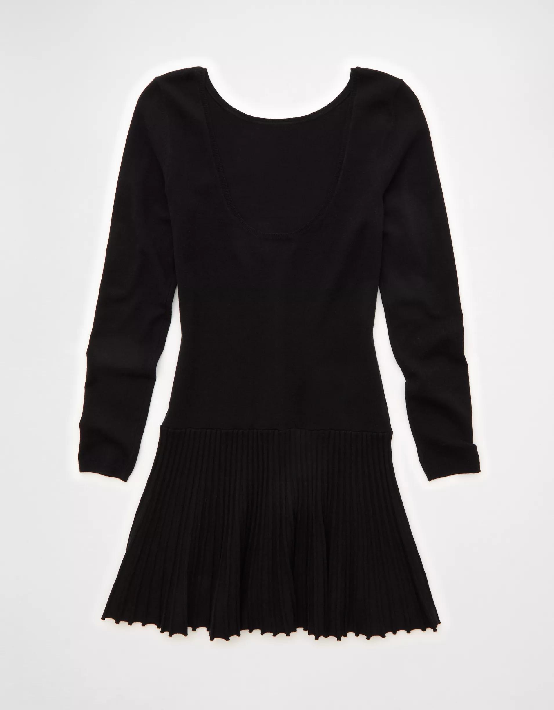 AE Drop Waist Sweater Mini Dress Product Image