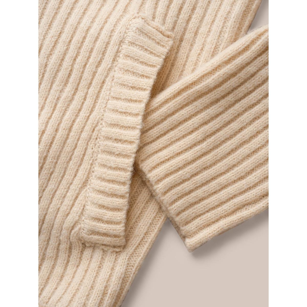 Plus Size Airy Cozy Shawl Collar Open Cardigan LightBrown Women Basics Loose Long Sleeve Everyday Cardigans BloomChic 10/M Product Image