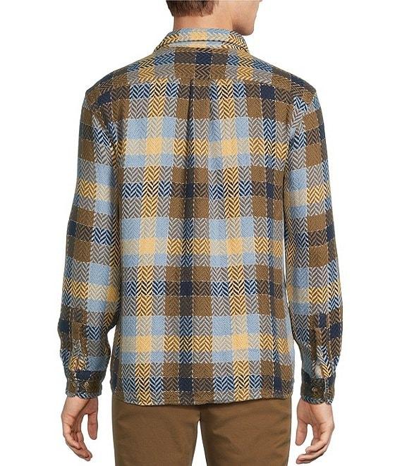 Rowm Long Sleeve Herringbone Medium Check Woven Shirt Product Image