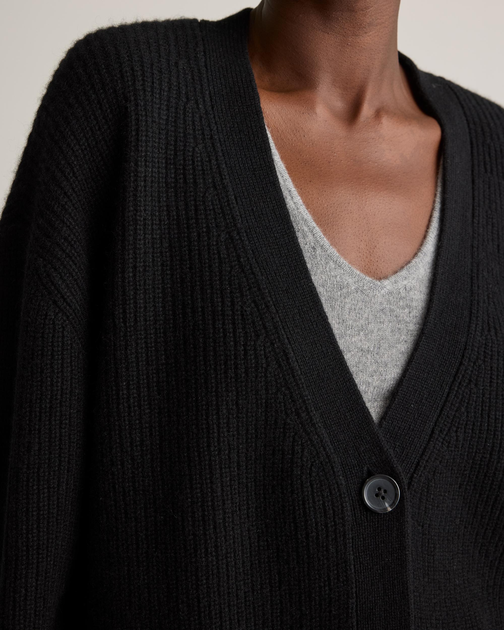 Quince | Women's Mongolian Cashmere Oversized Boyfriend Cardigan Sweater Size XL Product Image