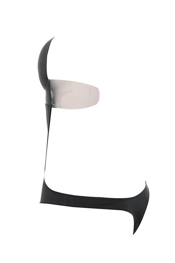  plunge self adhesive backless bodysuit - black Product Image