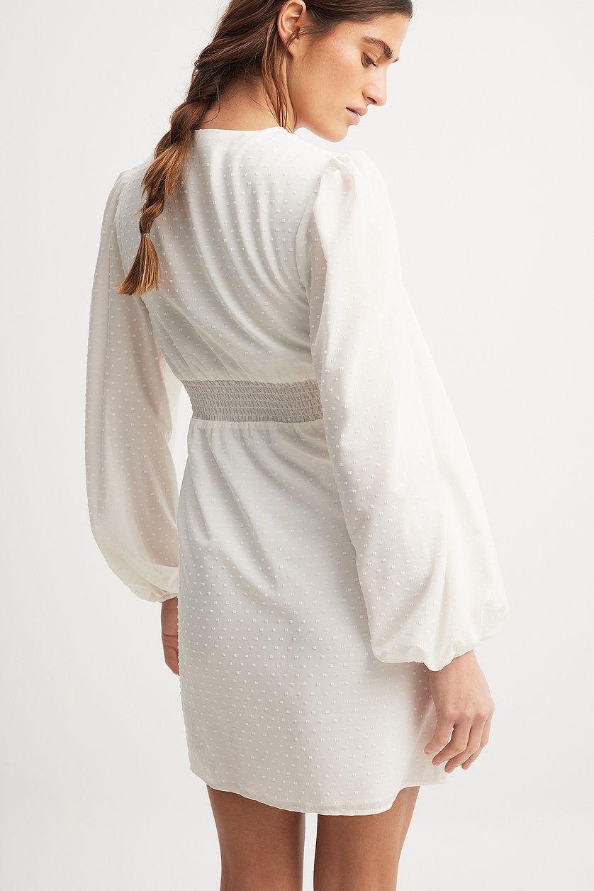 Dobby Dot Chiffon Dress Product Image