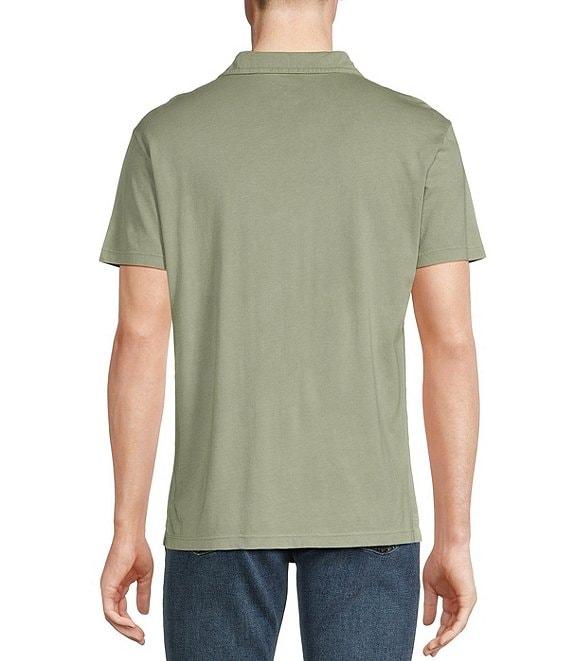 Cremieux Premium Denim Solid Charaix Coat Front Knit Shirt Product Image