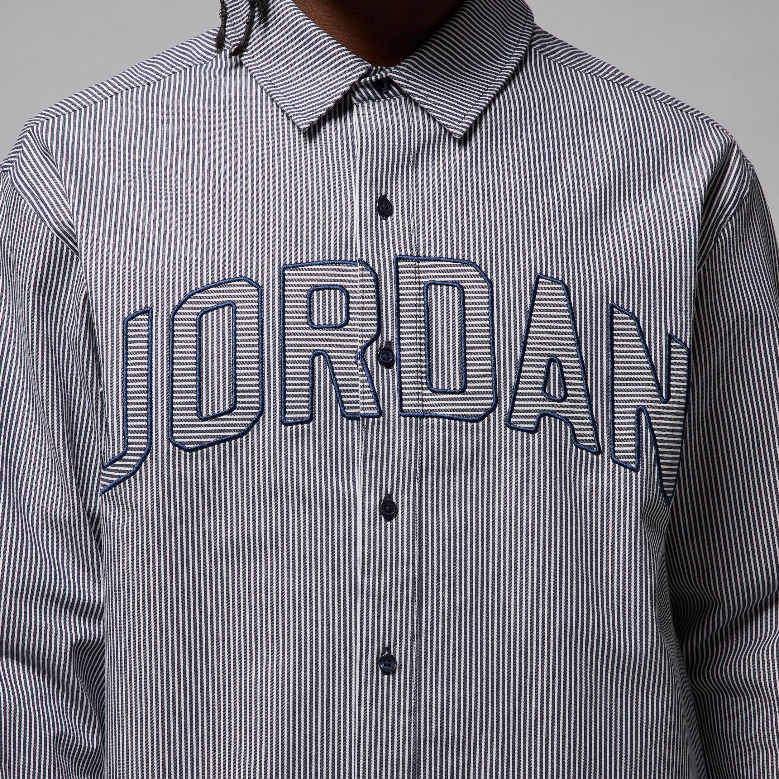 Mens Jordan Flight Oxford Long-Sleeve Top | IB0317-451 Product Image