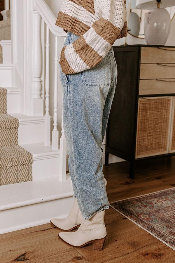 The Violet High Waist Barrel Jean Product Image